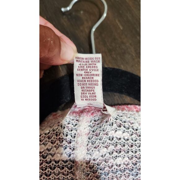 Mudd Women’s Short Sleeve Knit Cocoon Open Cardigan Sz Small Kimono Boho Hippie - Picture 8 of 9